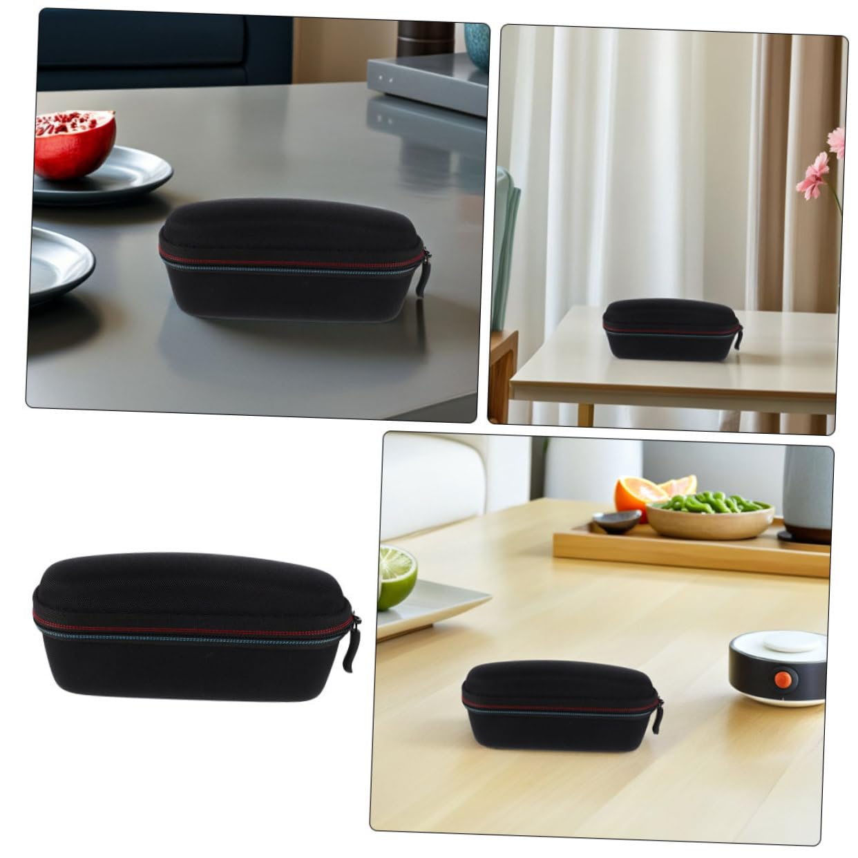 2 Piezas Estuche Rígido EVA para Termómetros Unidades Resistente Funda Protectora para Almacenamiento y Viaje