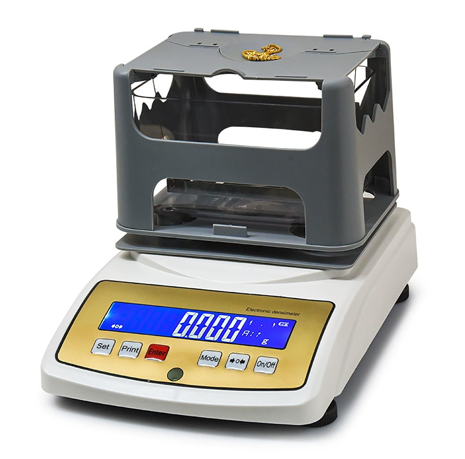 FXNFXLA Gold Purity Tester Machine, Precious Metal Authenticity Tester, Gold Purity Analyser, Gold Silver Testing Machine, Precious Metal Testing Kit, for Gold, Silver 600g /0.01g