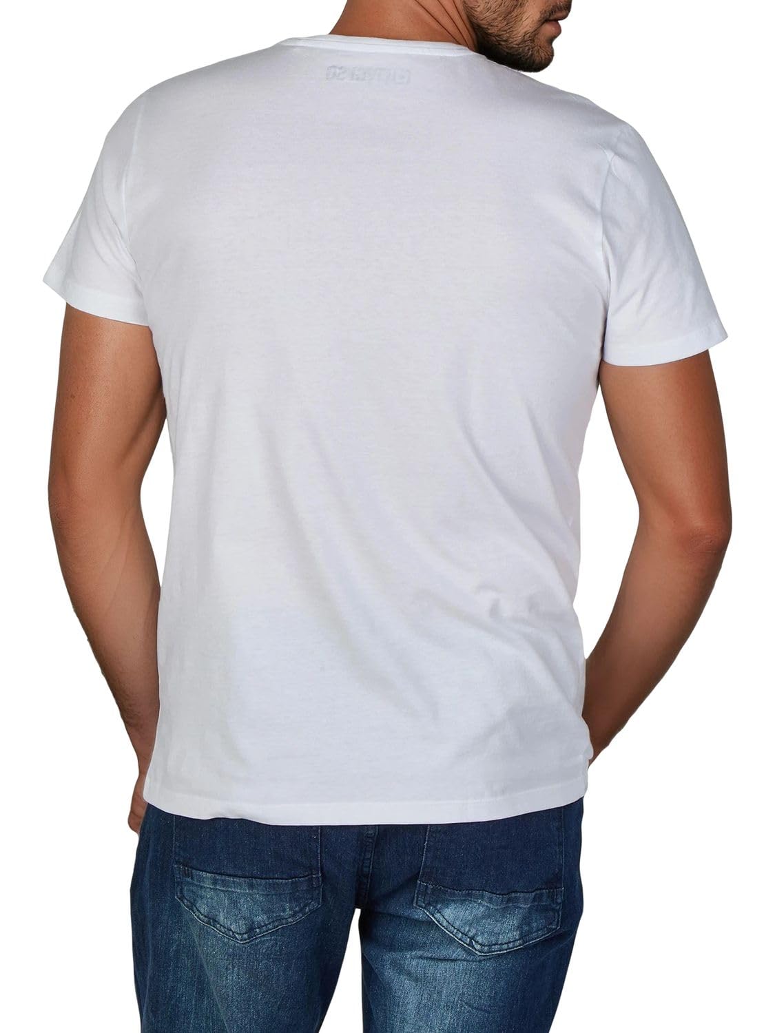 riverso RIVLukas Lot de 4 T-Shirt à Manches Courtes pour Homme Imprimé Animal S à 5XL - Multicolore - XXX-Large