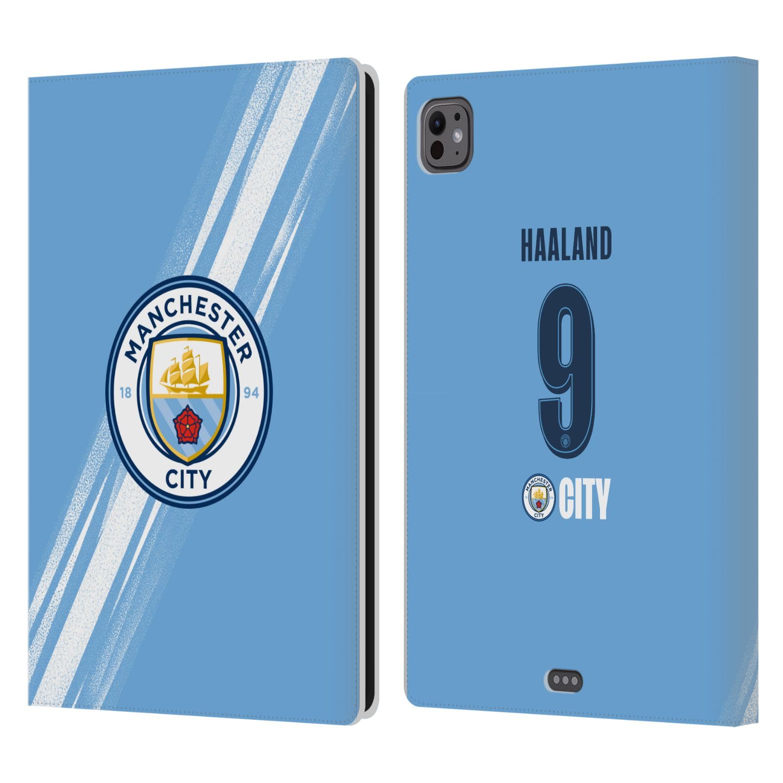 Housse iPad Pro 11 M4 2024 Man City pour regarder vos matchs