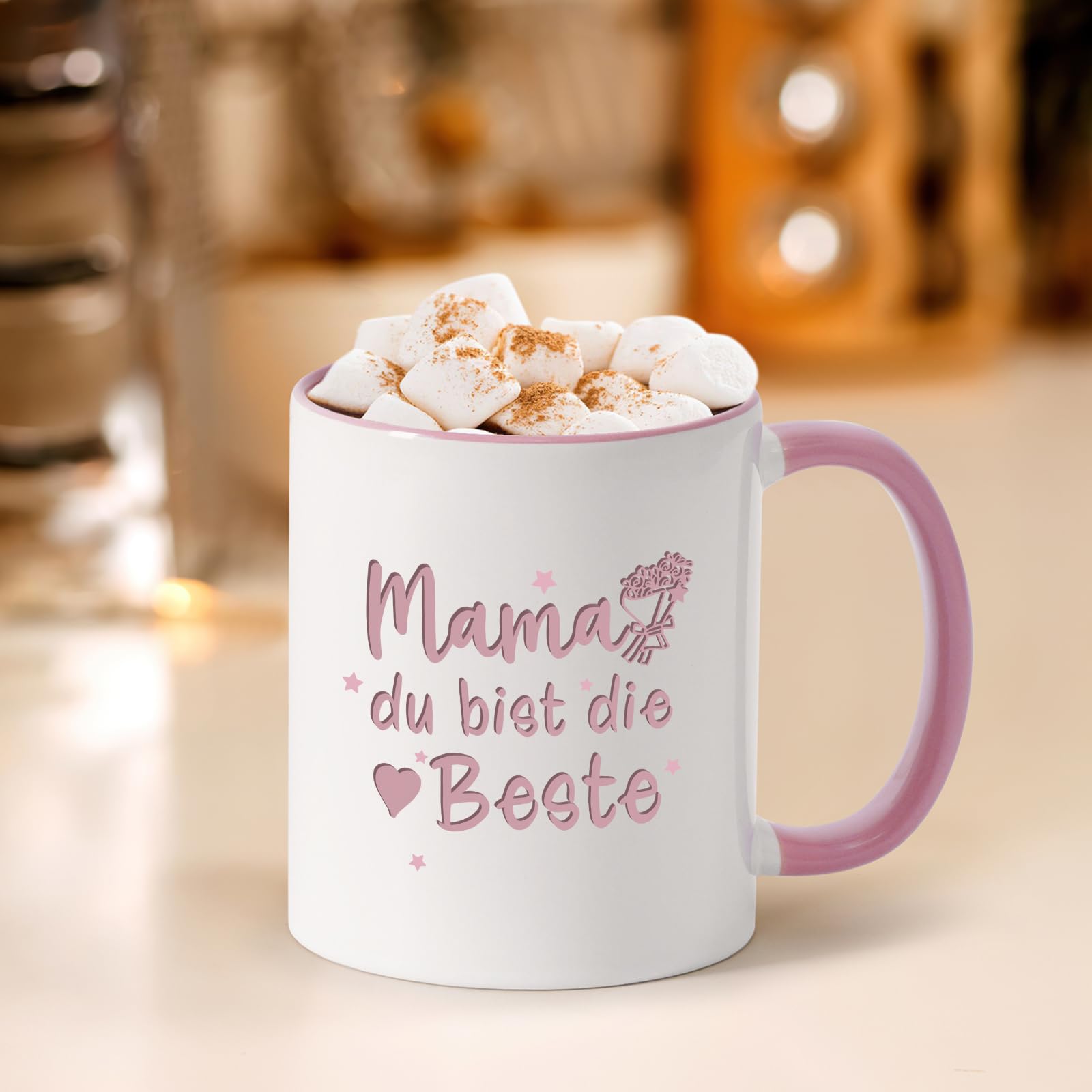 Jungle Mug Tazza Festa Della Mamma In Francese - "Du Bist Die Beste Mama" - Tazza Da Caffè Con Scritta Elegante, Regalo Originale Per Mamme E Donne - 3