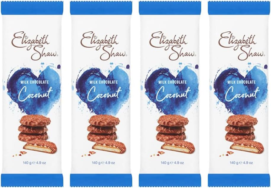 Elizabeth Shaw Biscuits 140 Gram (Coconut, 4 Pack)