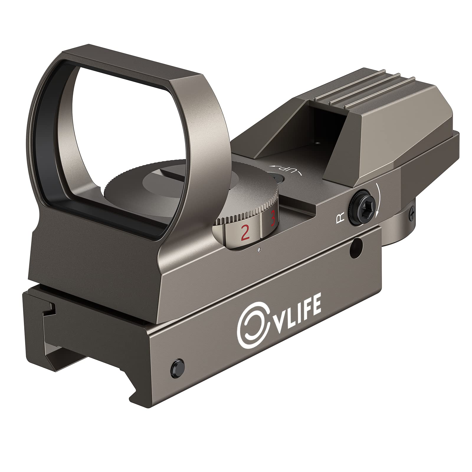 CVLIFE 1X22X33 Red Green Dot Gun Sight Scope Reflex Sight with 20mm Rail