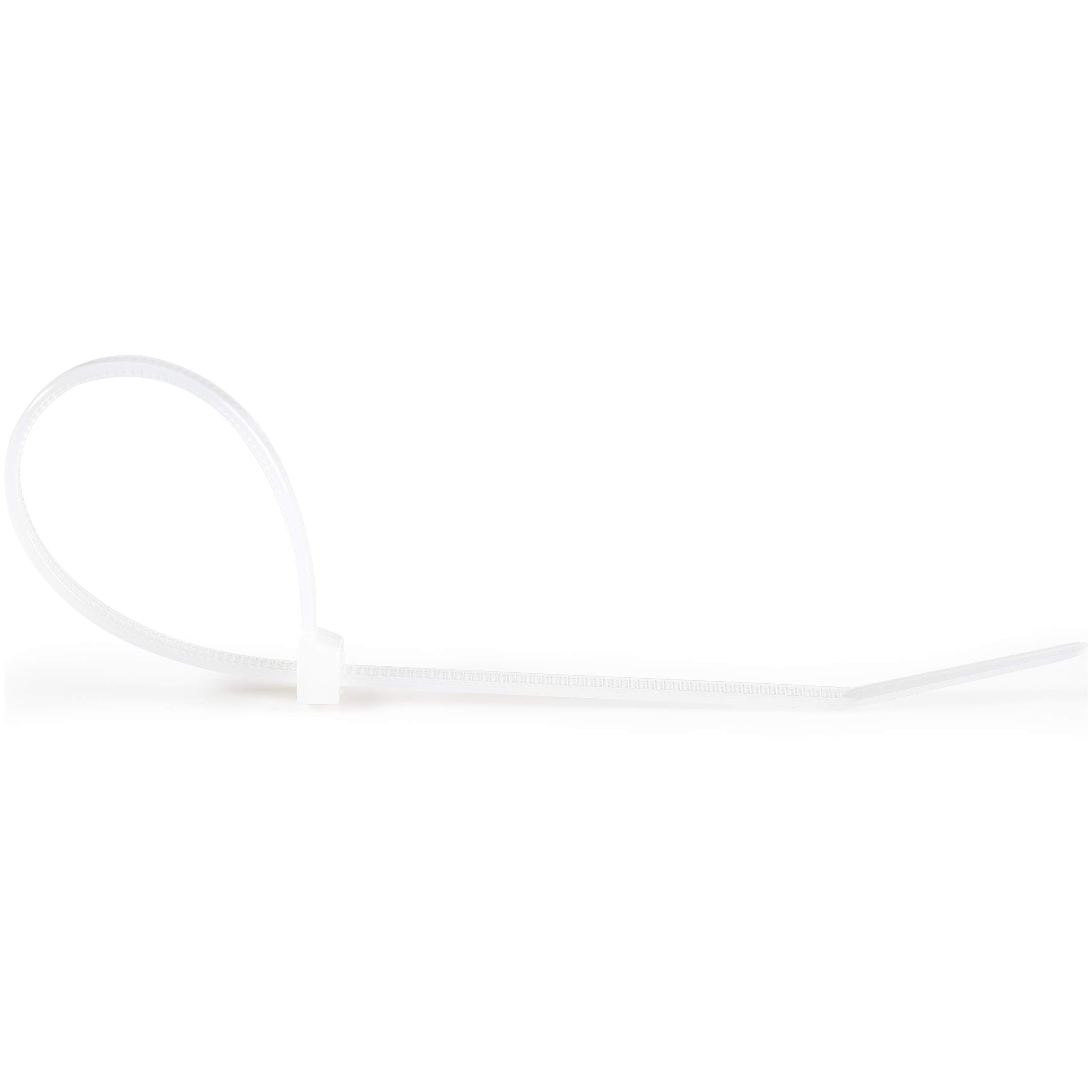 Bridas de 20cm para Cables - 22 kg - Nylon - 94V-2 - UL - Paquete de 1000 - Blancas (CBMZT8NK)