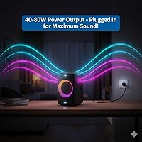 Vista 7 de PHILIPS X3206 Altavoz Bluetooth Party con graves profundos, batería de hasta 14 horas, luces de fiesta y efectos de karaoke, entrada de micrófono