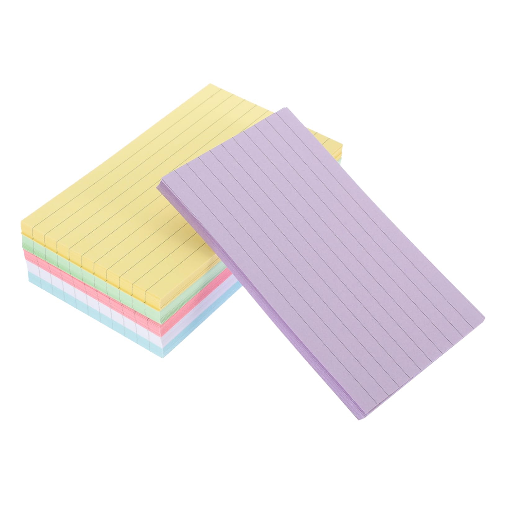 SHINEOFI 3 Sätze Farbige Karteikarten Bunt Groß Karteikarten Lernen Wortkarten Schreiben Schreibutensilien Büromaterial Notepad Farbig Speicher Papier 300 Blatt*3