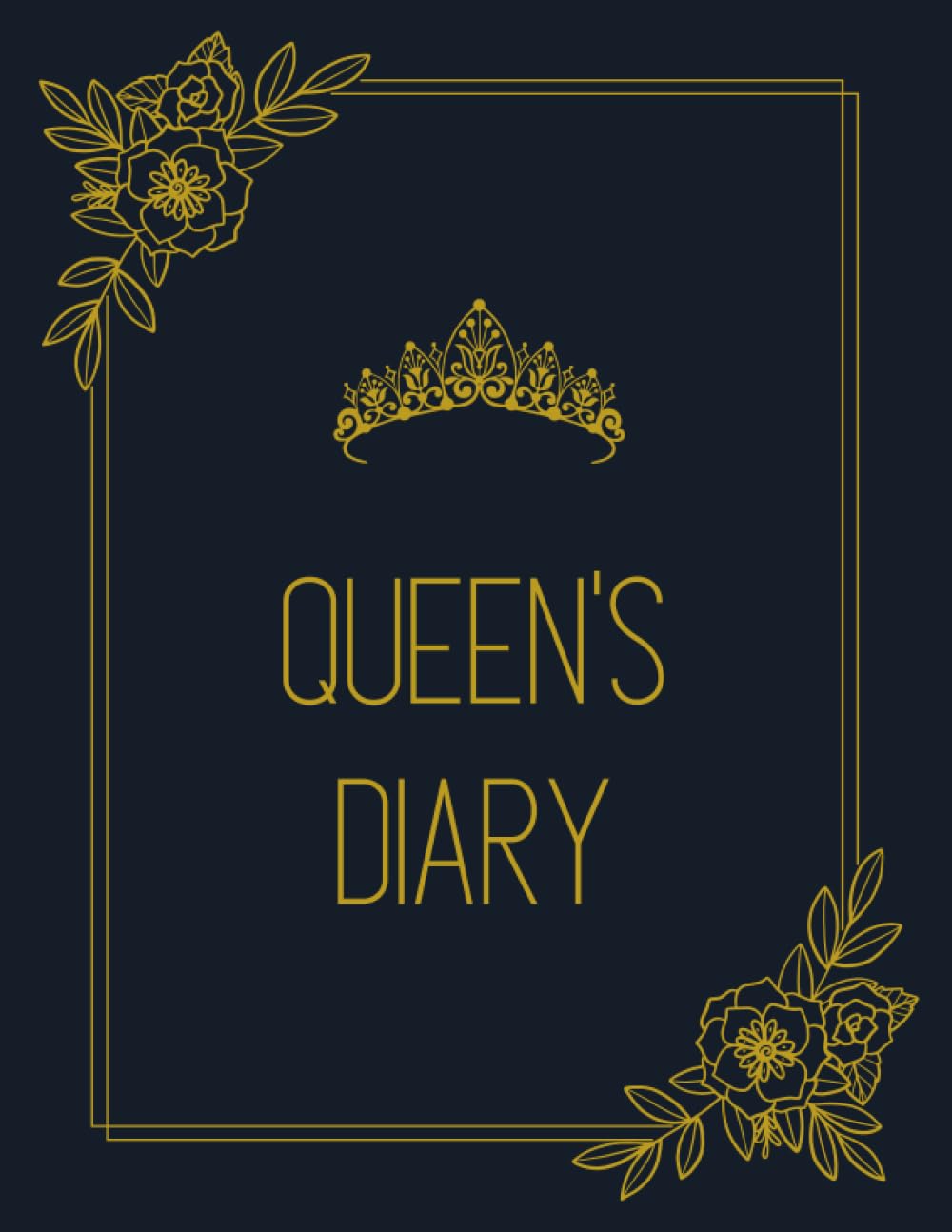 QUEEN'S DIARY Blank Lined Journal Book