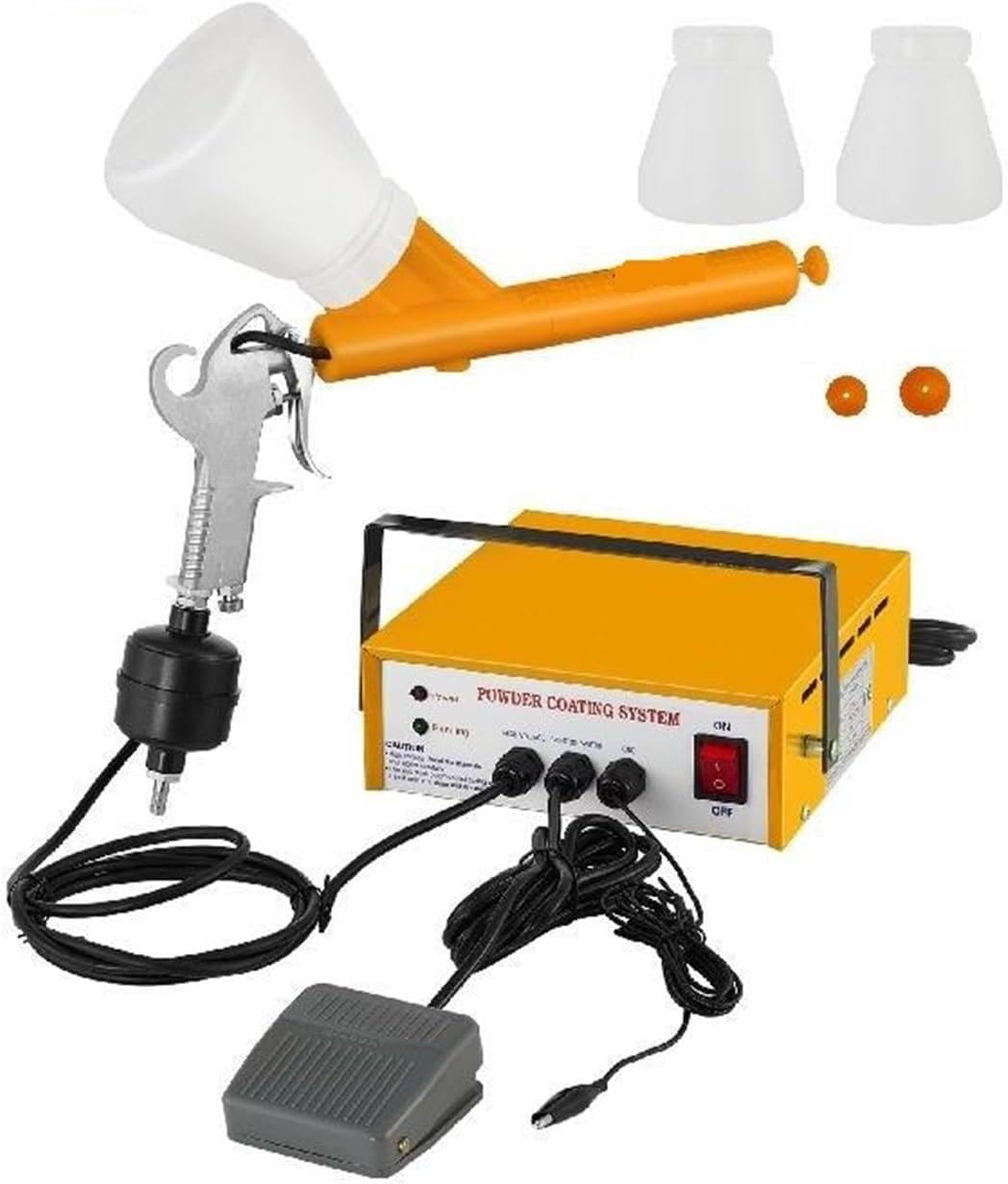 Kit pistola elettrostatica per verniciatura a polvere per finiture metalliche professionali e progetti fai da te