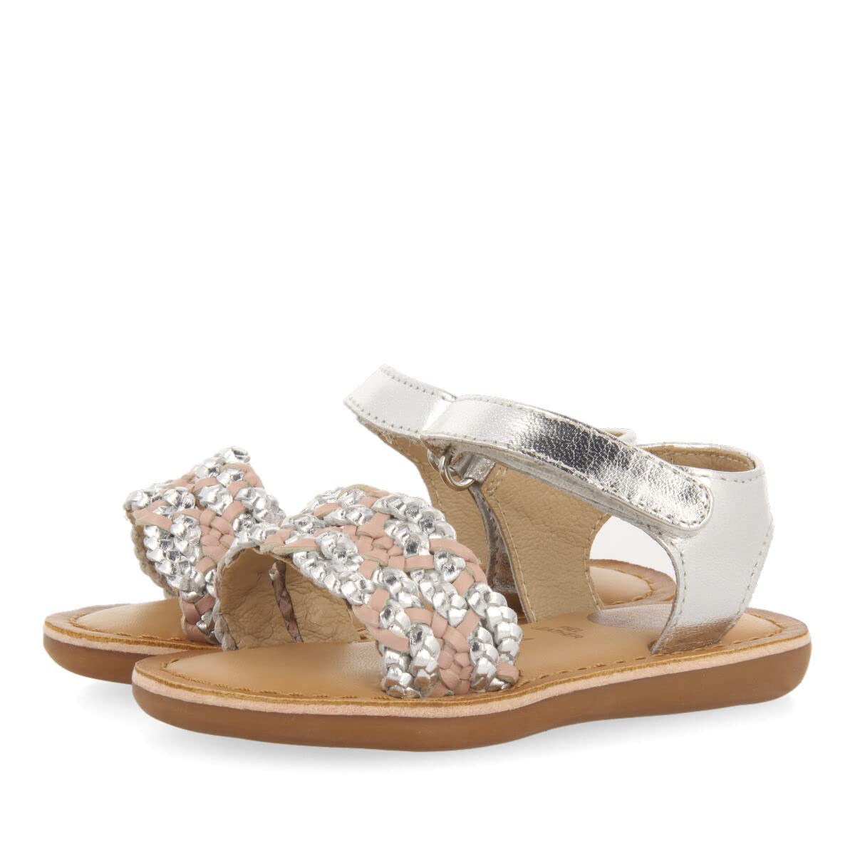 Gioseppo VAGLIA, Flat Sandal, Plata,