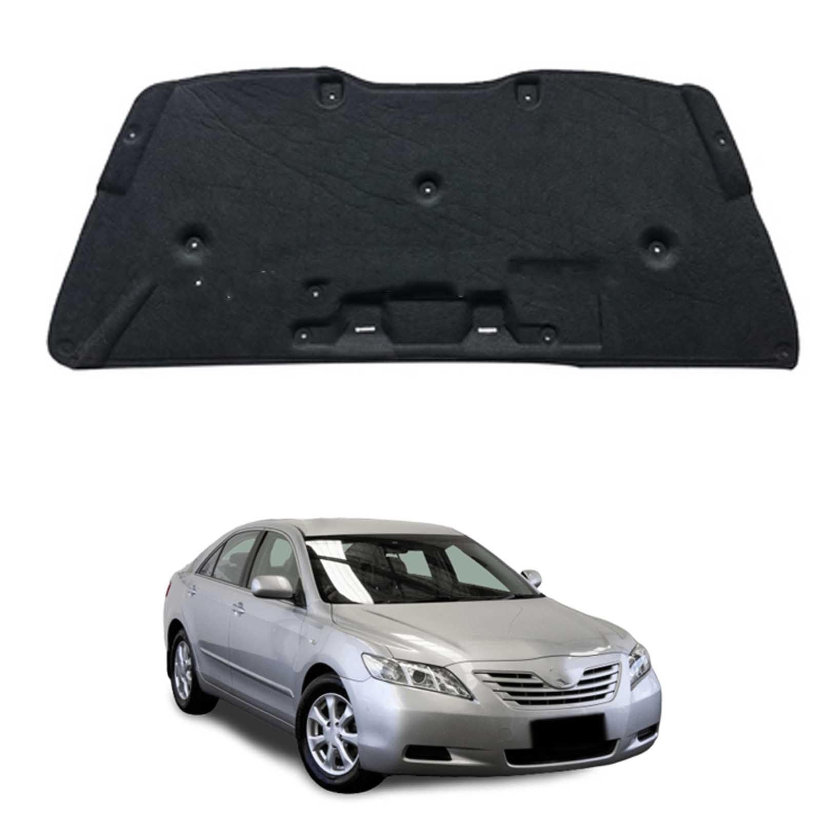 Papep Normal Heat Shield & Soundproof Cotton For Toyota Camry 2006-2011 Oe: 5334106110 53341-12270, Bonnet Engine Insulation Mat, Noise Reduction Thermal Liner Cover For Car Hood