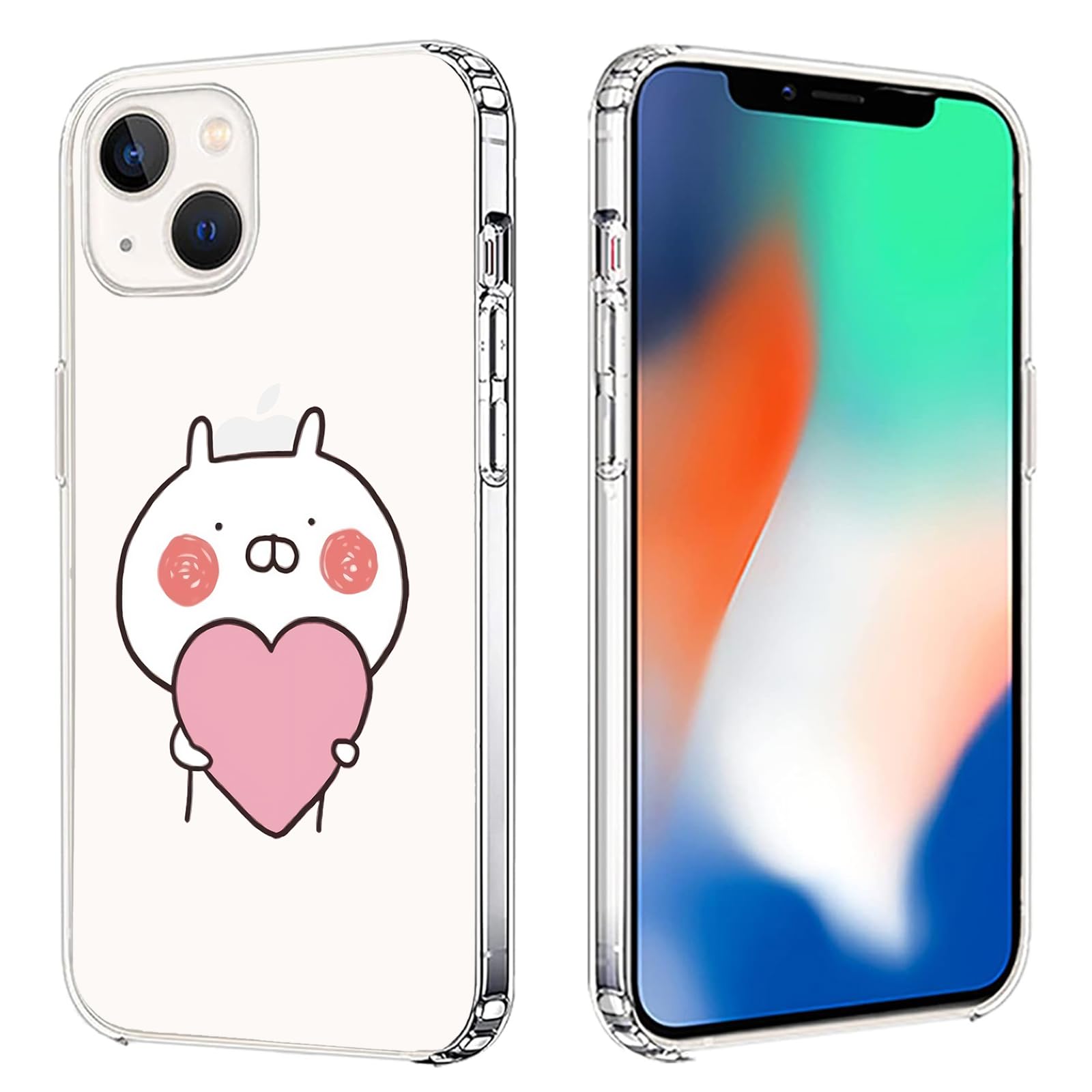 Amazon.co.jp: うさまる スマホ ケース iphone 15 pro ケース クリア