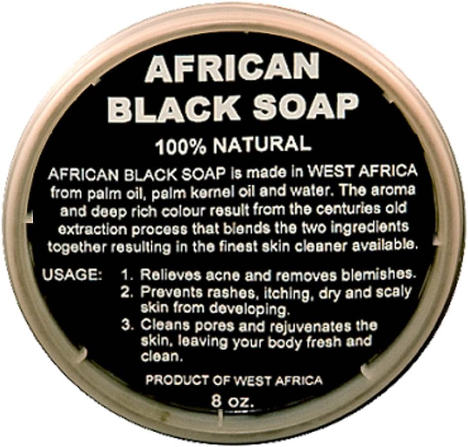 100% Pure African Black Liqiud Soap Selection 8 Oz and 16 Oz Combos !!! (8 OZ)