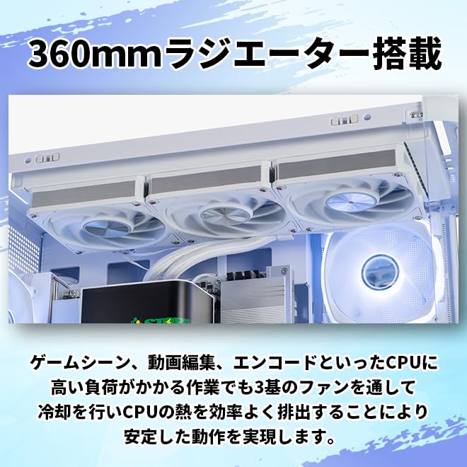 Amazon.co.jp: STORM ゲーミングPC 流界2 RTX 5070Ti(背面コネクタ