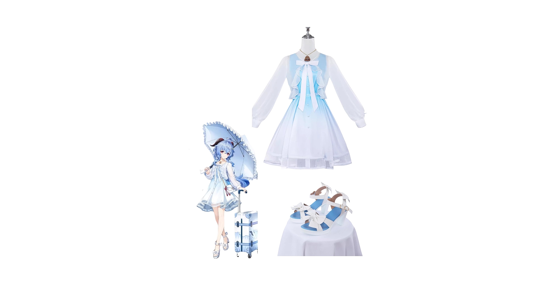 原神 甘雨 たびごころの赴くままに 私服 コスプレ 衣装 原神 甘雨 たびごころの赴くままに 私服 コスプレ 衣装 - メルカリ