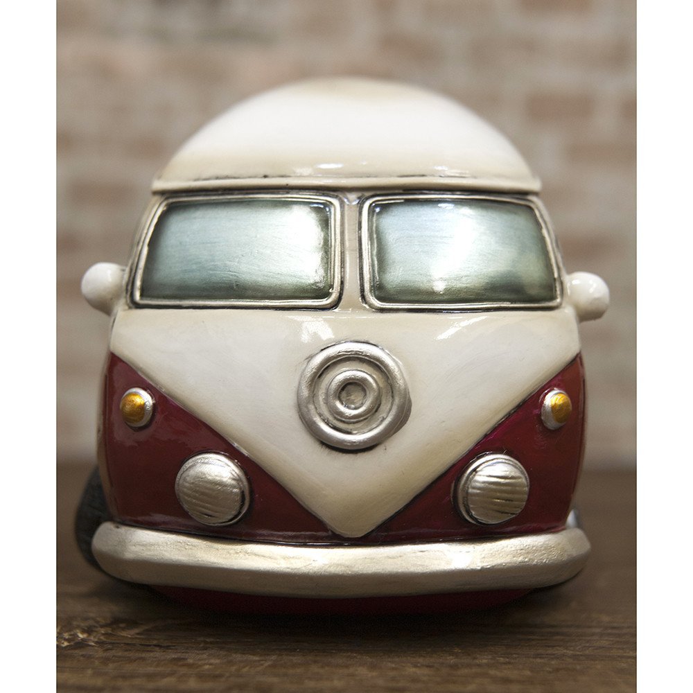 Amazon.co.jp: レジン製 アメリカン オールディーズ コイン バンク （ワーゲンバス レッド） 貯金箱 インテリア オブジェ 雑貨  ガレージ アメリカン雑貨 アメリカ 雑貨 世田谷ベース フォルクスワーゲン グッズ : おもちゃ