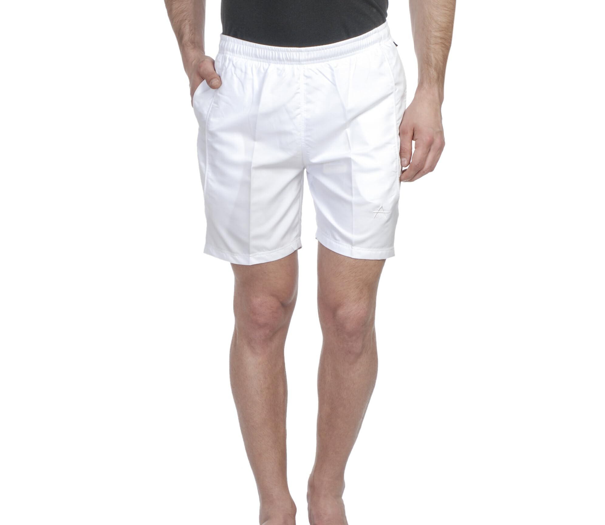 athlet Men’s Regular Fit Sports Shorts | Lightweight Gym Running Workout Shorts with Secure Zipper Pockets-picture-54