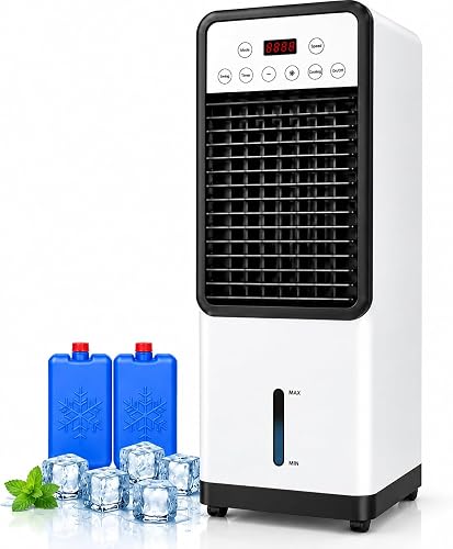 Rafraîchisseur d’Air 2 en 1 Chauffage 1800W Humidificateur 2L Té 