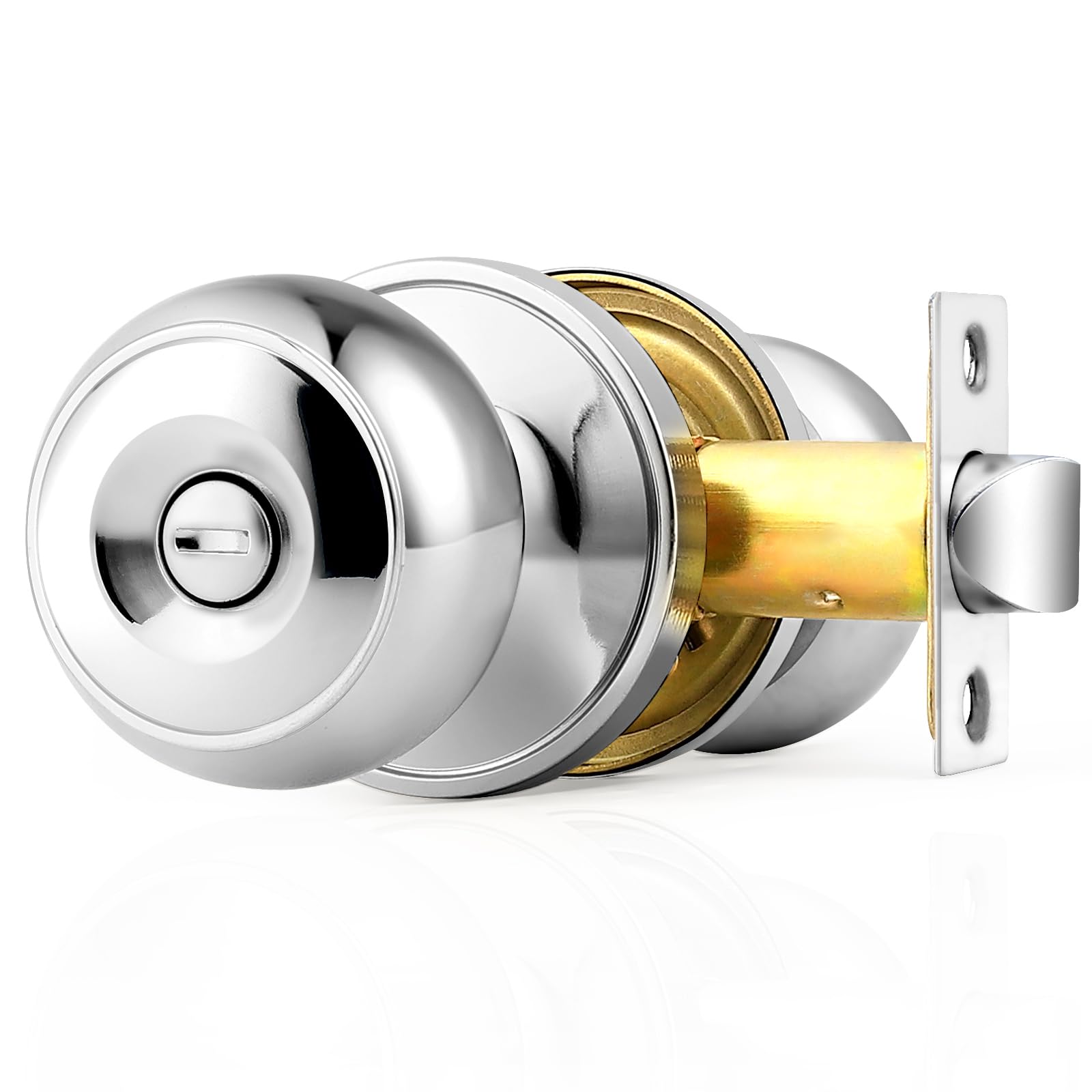 Probrico Black Door Knobs - Matte Black -11