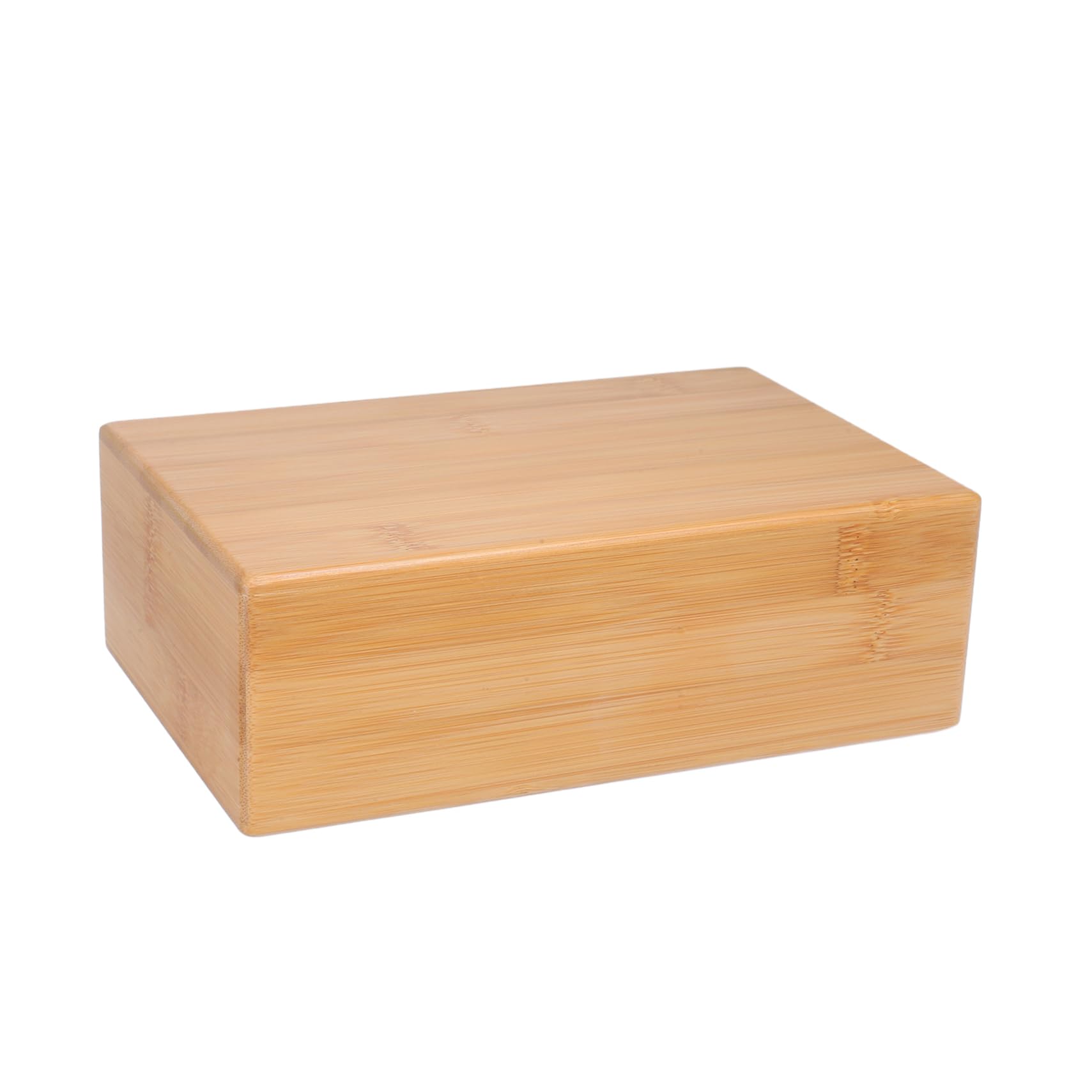 WOONEKY Bloque de Yoga y Superficie Lisa de Bambú Natural para Entrenamiento Seguro Adecuado para Ejercicio de Yoga y Fitness en Casa