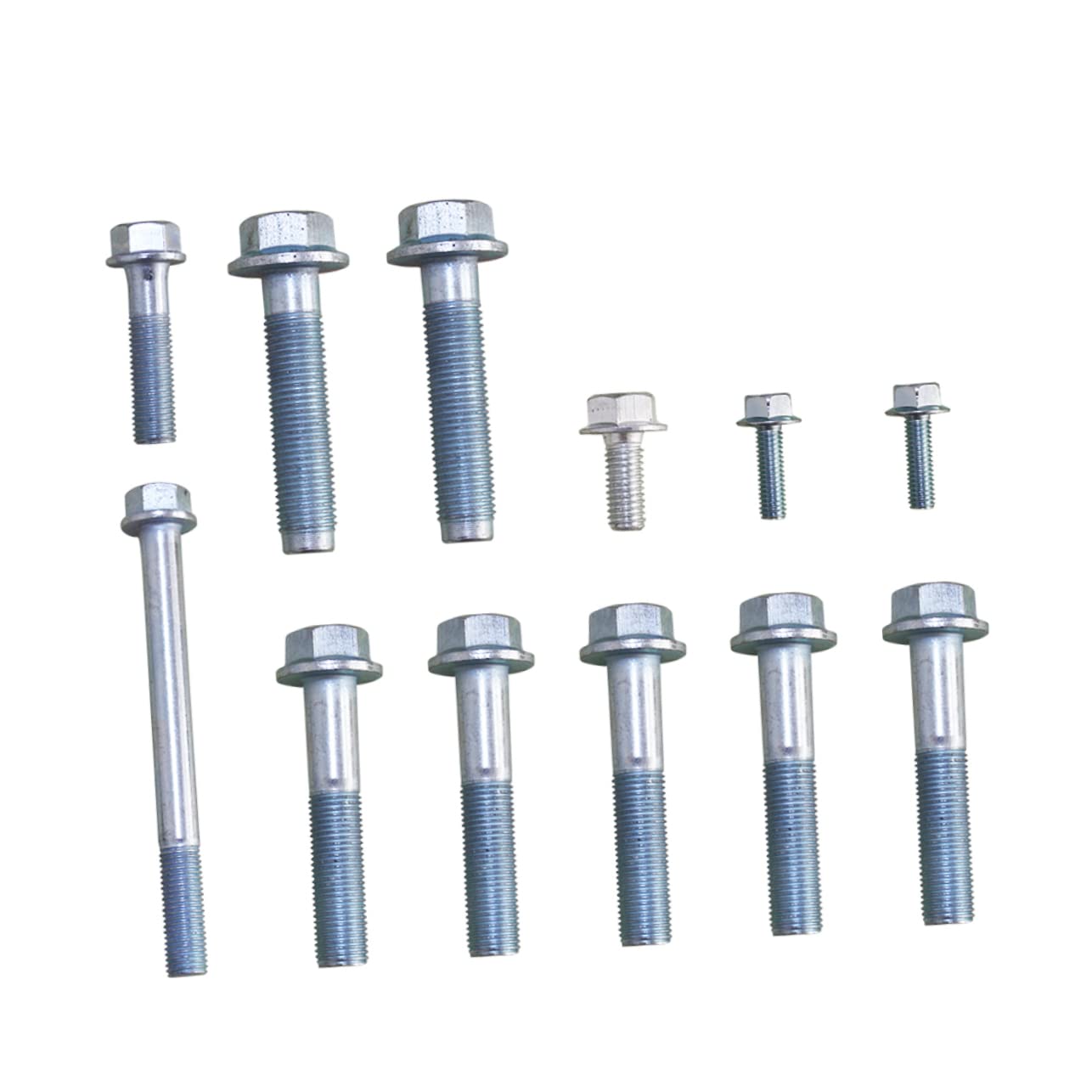 GLEAVI 12pcs Series Engine Mounting Bolts Kit Transmission Bolt for Engines Replacement Car