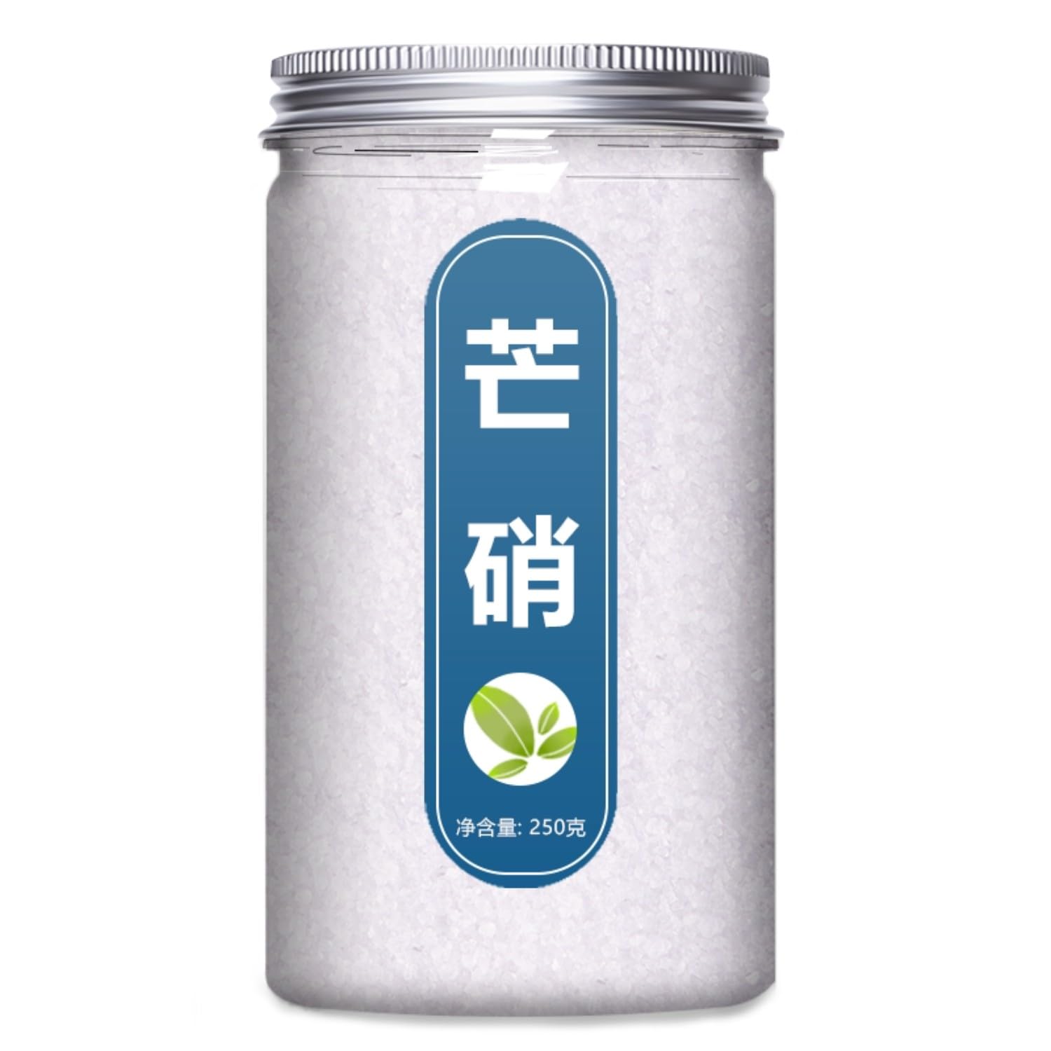 【2罐】芒硝(250g*2) Premium Natural china herbal tea Loose Leaf Tea,Chinese Tea, Sulfur Free,Flower tea,dark tea,loose tea Sweet Fresh