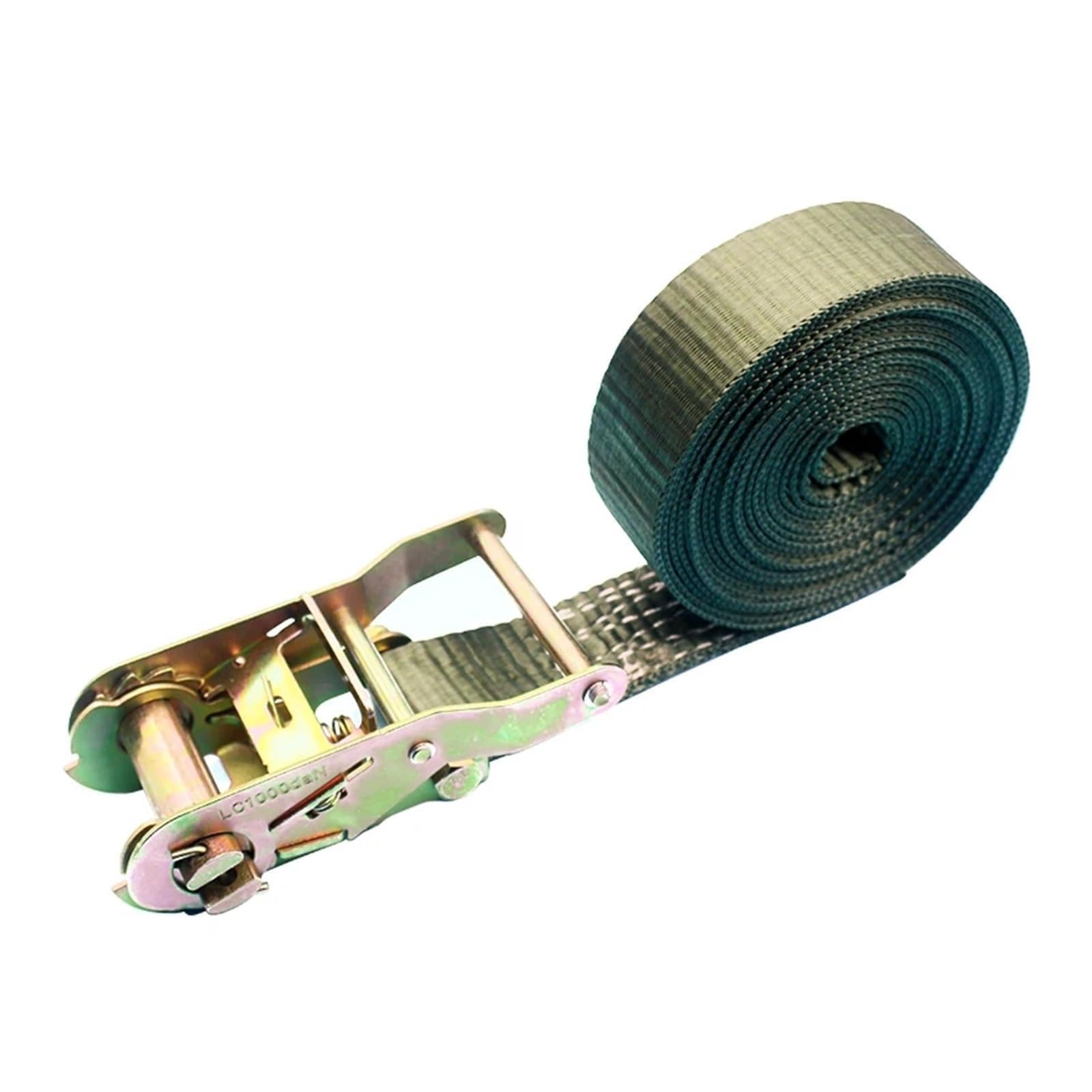 Tie Down Strap, 1.5",3,6T Steel Frame,2M-6M, Ratchet Tie Down Cargo Lashing Shipping Packa Strap Shipment Packing Belt Assembly Sling(4M)