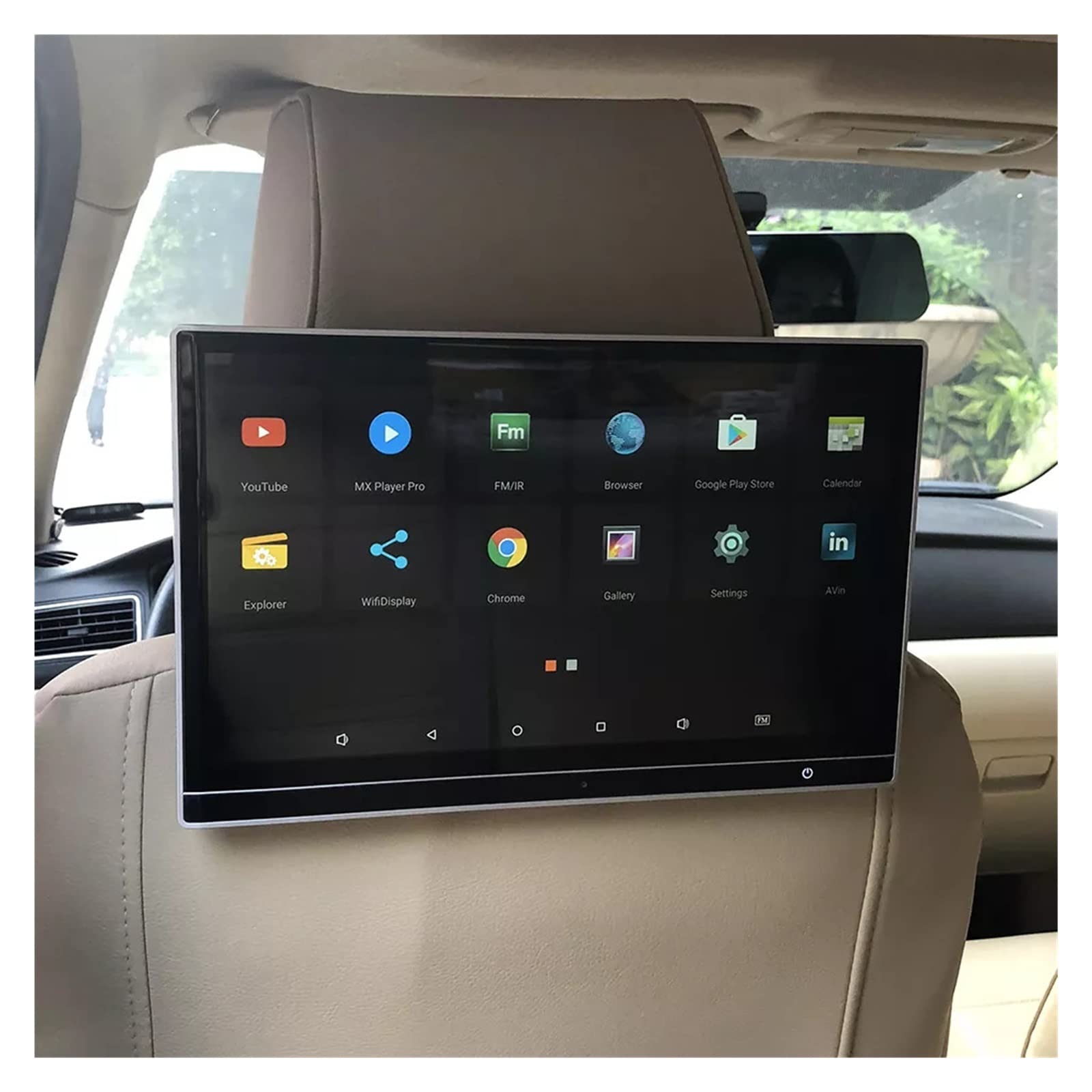 Amazon.co.jp: ヘッドレストモニター 12.5 インチ車の