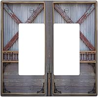 Vista 126 de Farmhouse Coffee Primitive Coffee Bean Kitchen 3 Gang Triple Interruptor de Luz de Palanca Cubierta de Placa de Pared Placa Frontal Eléctrica