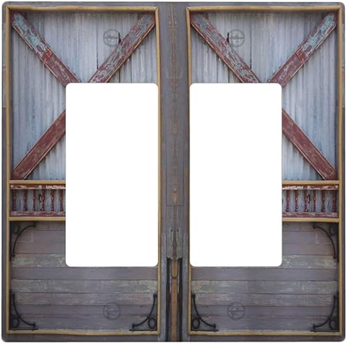 Miniatura 126 de Farmhouse Coffee Primitive Coffee Bean Kitchen 3 Gang Triple Interruptor de Luz de Palanca Cubierta de Placa de Pared Placa Frontal Eléctrica