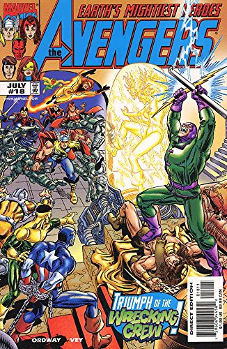 Amazon.com: Avengers (Vol. 3) #18 Marvel | Comic Book Wrecking