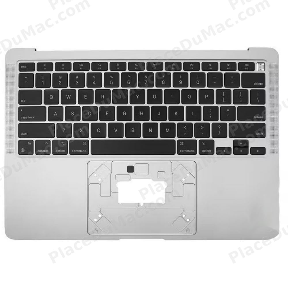 reboot - Cover Superior Tastiera US (A2337) Argento Compatibile con Mac Book Air M1 13 L2020 Grado B Compatibile per Apple - Grado B