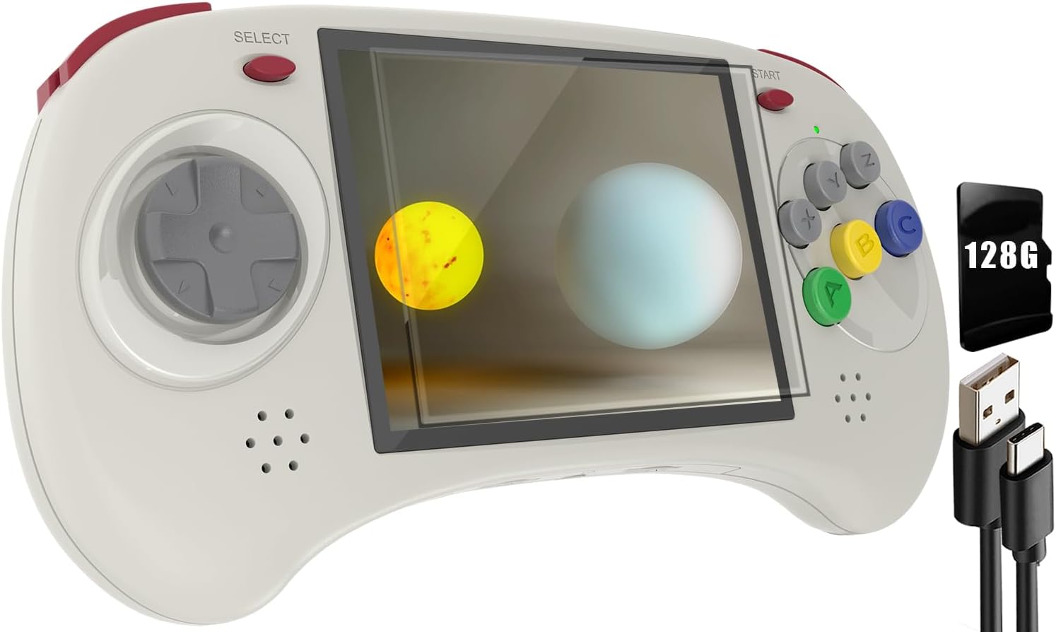 RG ARC-S Retro Handheld Game Linux System RG3566 4.0 inch IPS Screen,RGARC S with1G 128GTF Card Pre-Installed 4541 Games Supports 5G WiFi 4.2 Bluetooth Online Fighting,Streaming and HDMI