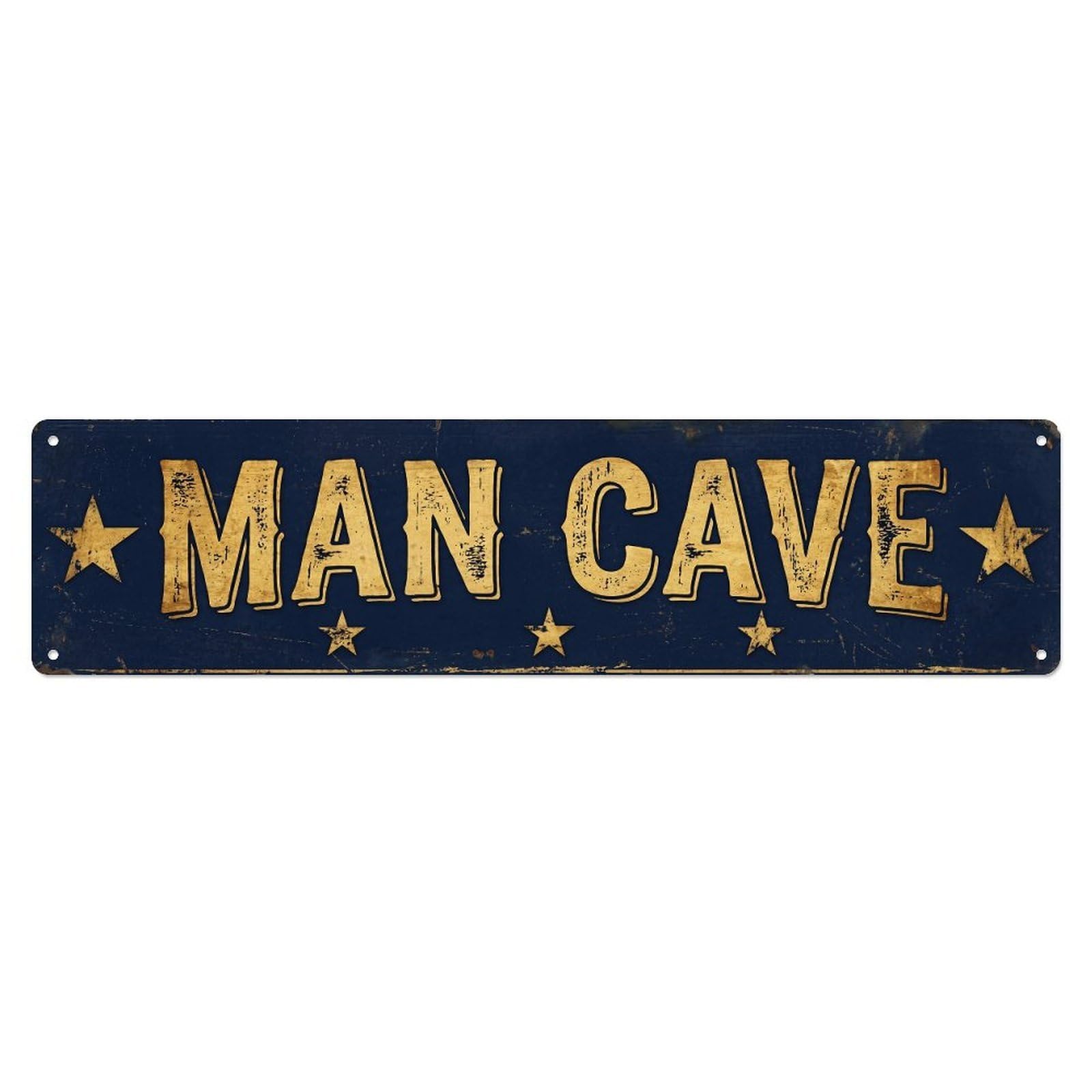 Gtthok Vintage Style Vintage Man Cave Supreme Finds Retro Slogans Metal Tin Sign Plaque Wall Decor For Cafe, Club, Garden Metal Poster 4X16inch