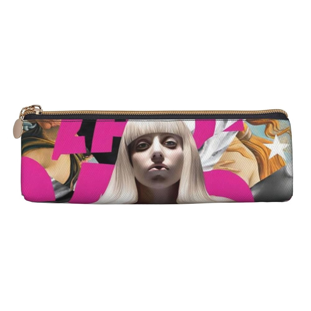 小物 lgb pouch Amazon.co.jp: Lady Gaga Leather Triangle Pencil Case, Pencil