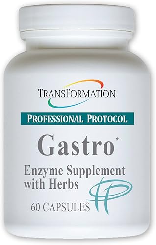 Enzima de transformación - Gastro, suplemento con hierbas formuladas para aliviar las molestias gastrointestinales y promover la función digestiva,