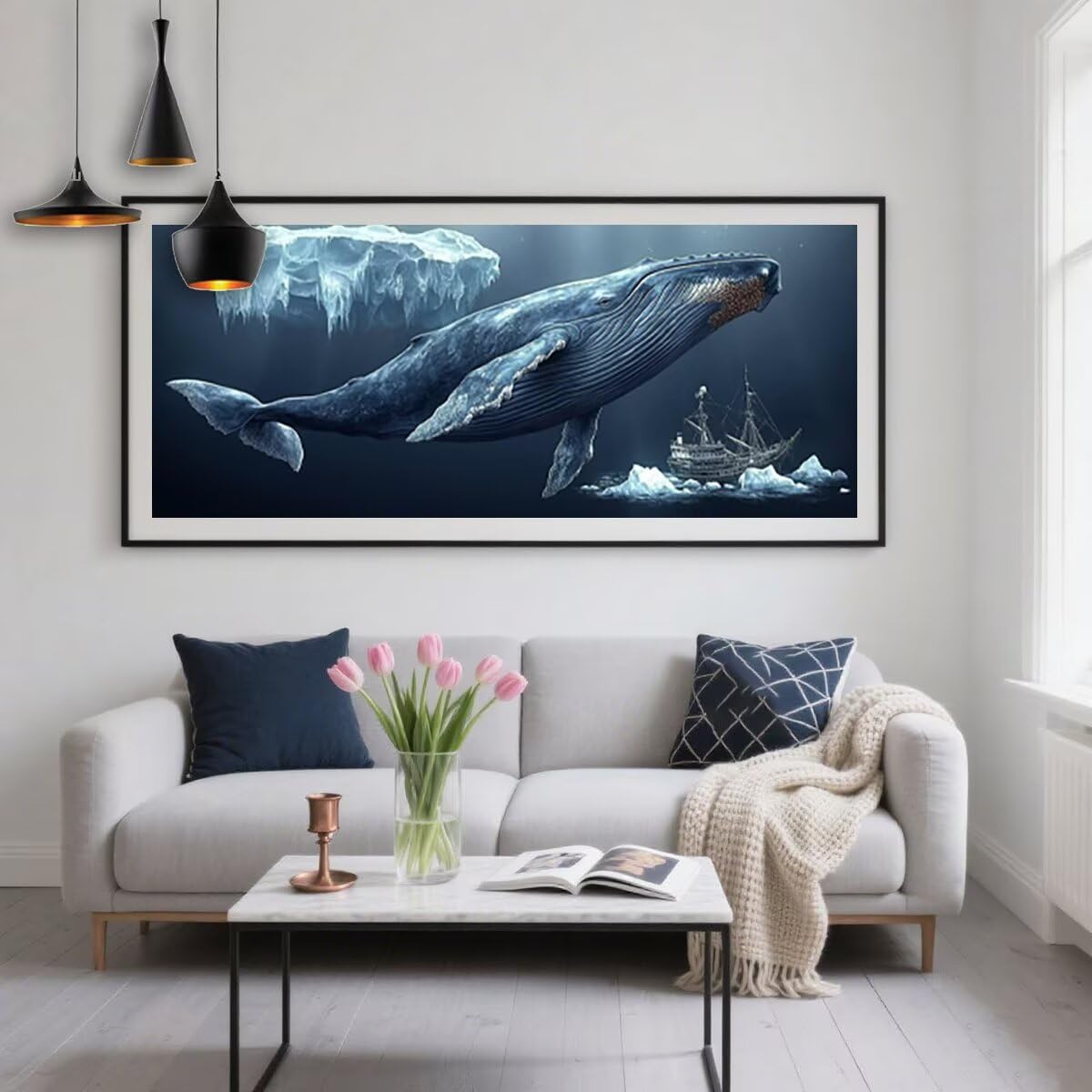 Diamond Painting Adulti, Diamond Painting Animale 60x160cm, Regalo -1224