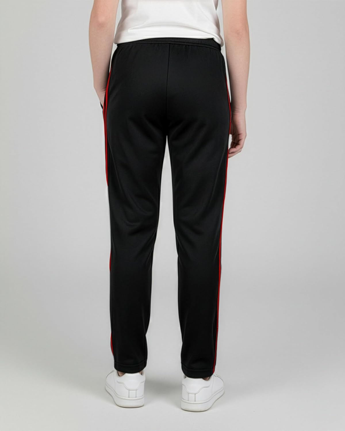 Real Essentials 3 Pack: Boys' Tricot Open Bottom Sweatpants - Athletic Running Pants with Pockets for Kids Teens Youth - Image 6