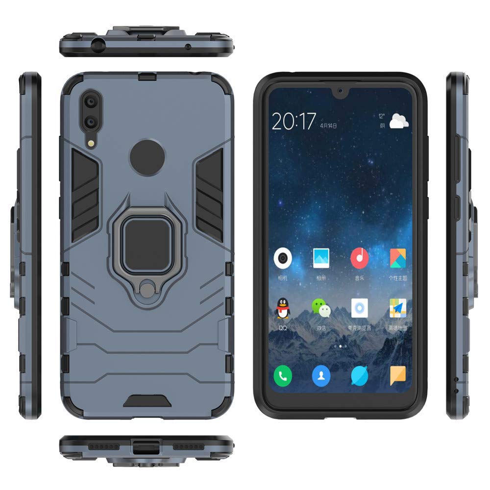 CHcase Custodia 2 In 1 Per Huawei Mate 10 Lite – Antiurto Ibrida PC+TPU Con Supporto, Colore Nero