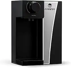 PURIFICADOR DE AGUA NATURAL PRETO, COMPLETO PARA USO