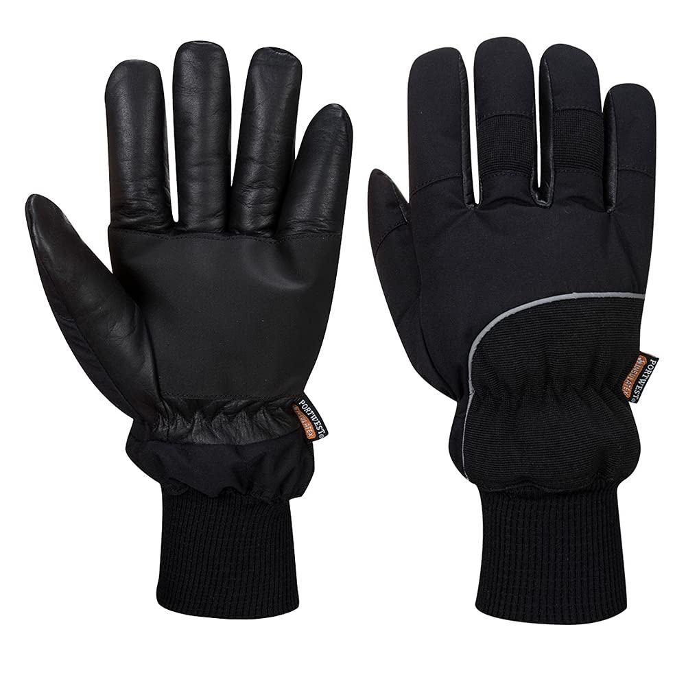 Portwest Winter-Arbeitshandschuhe Apacha Kälteschutzhandschuh Schwarz A751