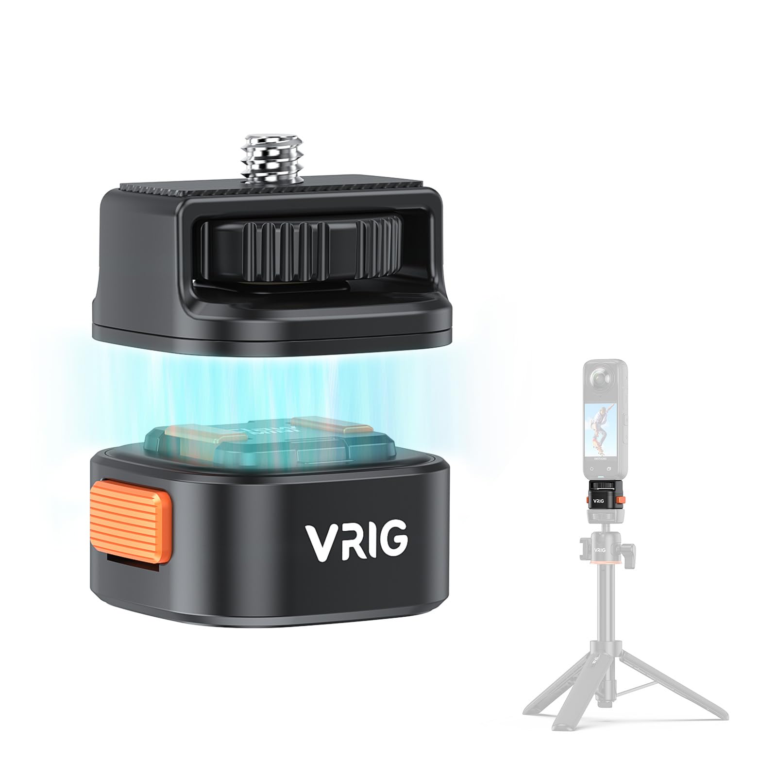 Amazon | VRIG クイックリリースマウント 磁気アダプター 1/4”ネジ