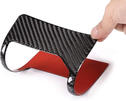 Miniatura 3 de Cubierta de panel de control central de coche de fibra de carbono suave real Accesorios para Land Rover Range Rover Evoque 2020