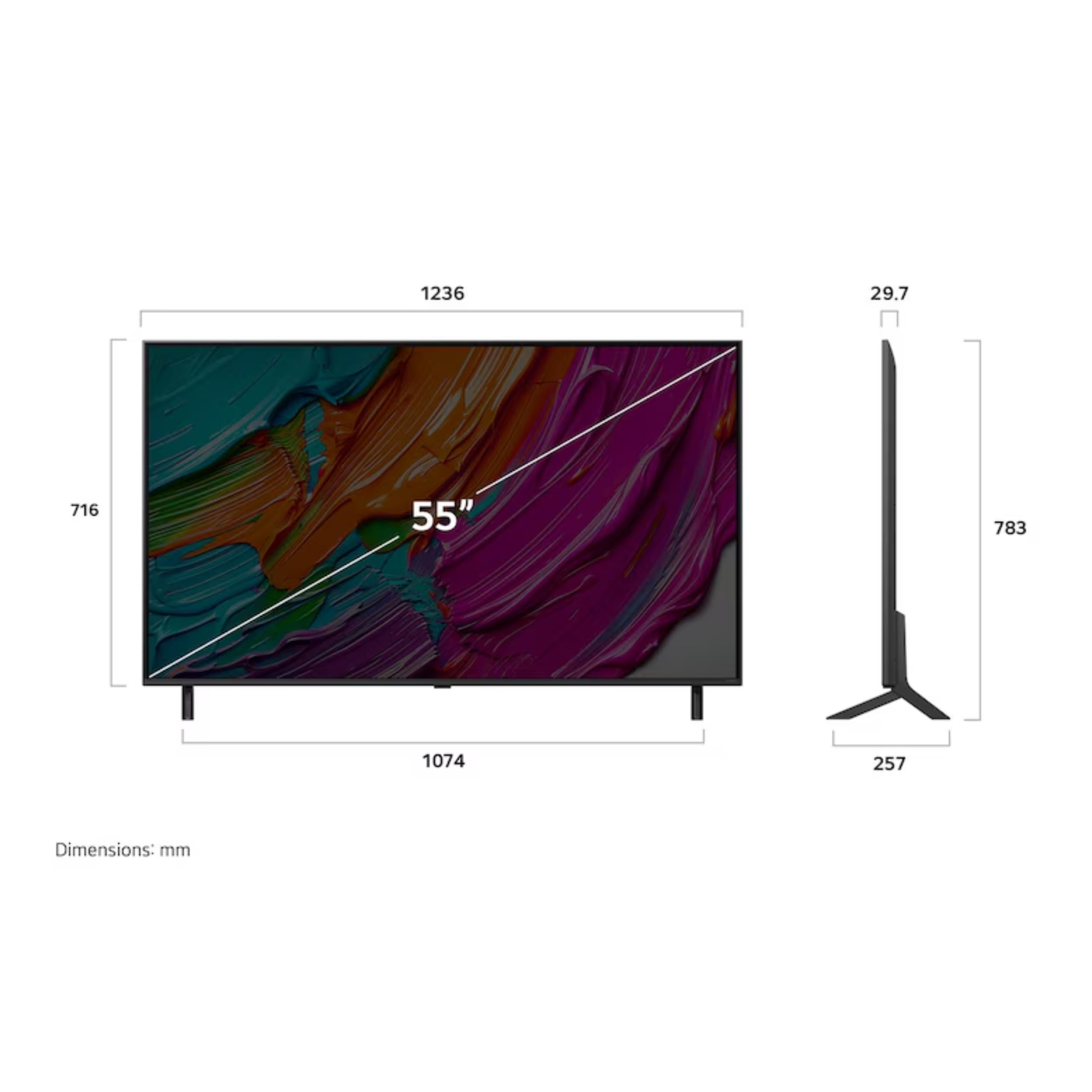 LG TV QNED AI 2025 | 55QNED8E | 55'' (139cm) | 4K UHD | HDR10 | webOS 25 | Télécommade AI Magic Remote | Alexa, Google Assistant | Netflix Disney+ CANAL+ Prime Video | AirPlay 2 | Luminosité éclatante