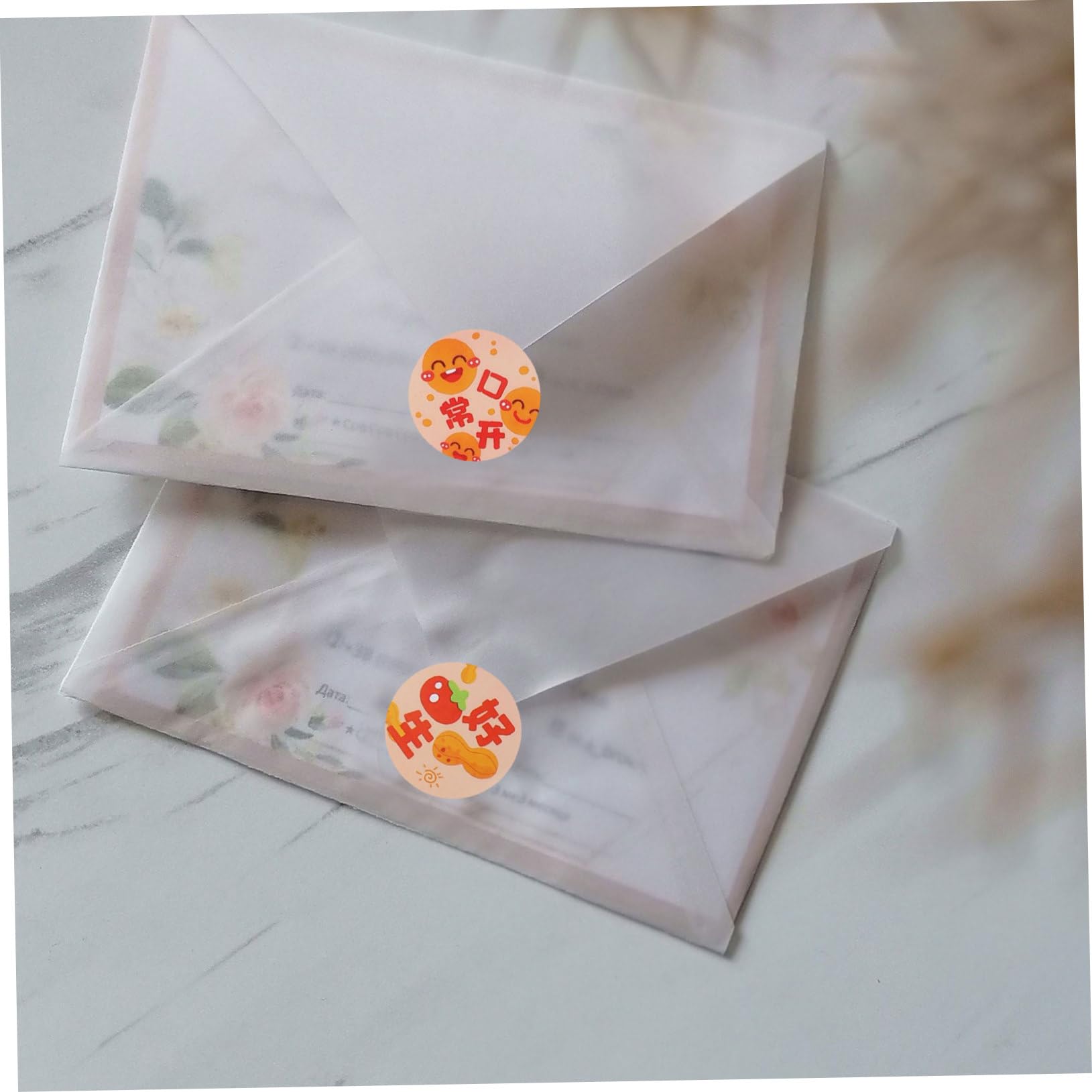 STOBOK 12rotoli Adesivi Adesivi Rotondi Colorati Per Chiusura Buste e Decorazione Etichette Adesive Per e Imballaggi Facili Da Usare Danni Design Creativo e Funzionale