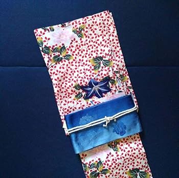 綿麻ゆかた　トールサイズ　裄70cm 綿麻浴衣 トールサイズ 裄70cm ひまわり✕金魚 即日発送可