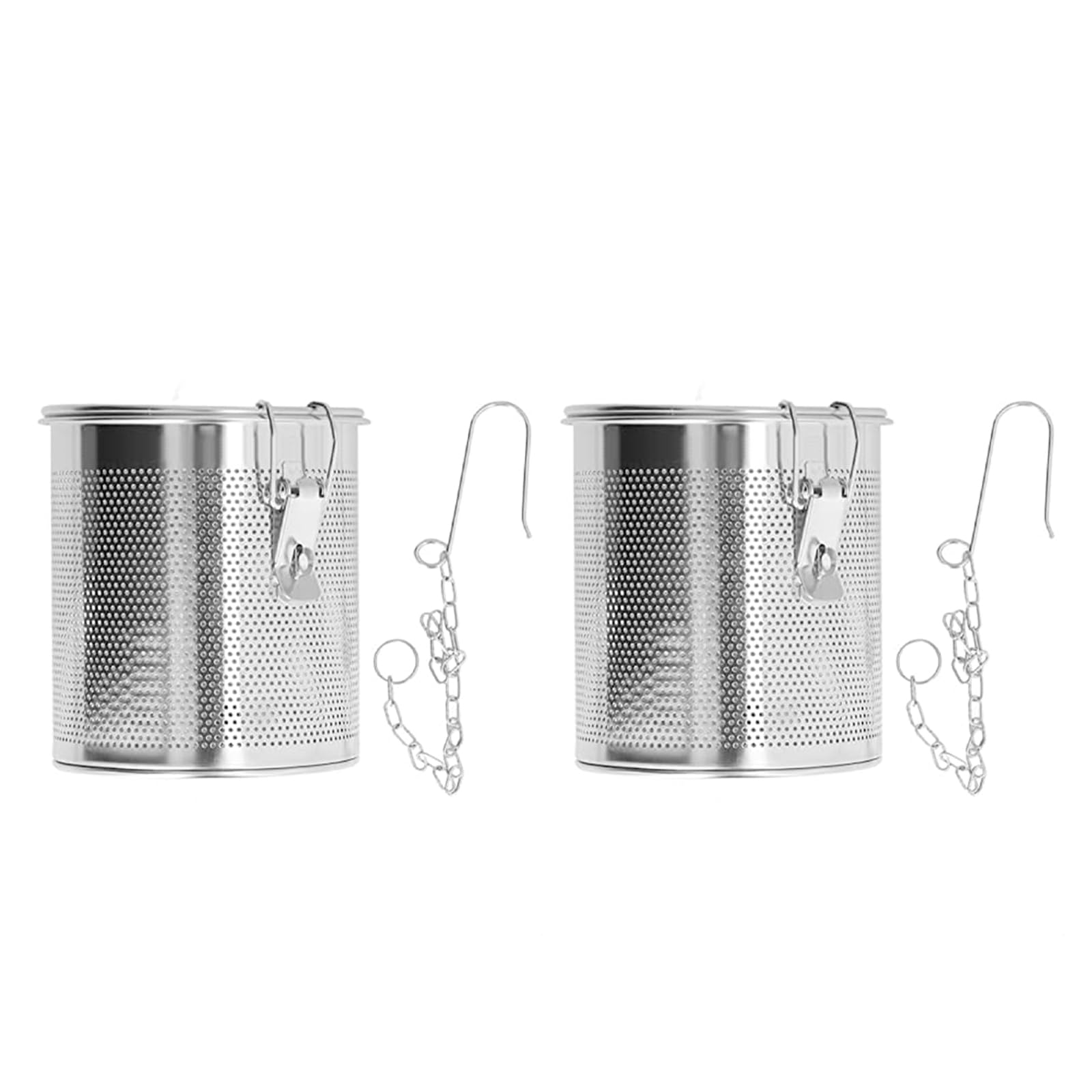 Buxuaaaa D Of 2 Nonrust Steel Stews Strainer Basket Halogens Cage Set For Efficient Seasonings Filtration An Sturdy Brining Ouble Nonrust Steel Stews Basket