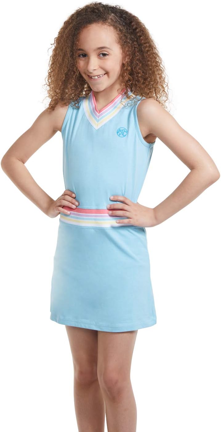 Street Tennis Club Girls Tennis Dress & Golf Outfit, Athletic Skirts Dress with Built-in Shorts