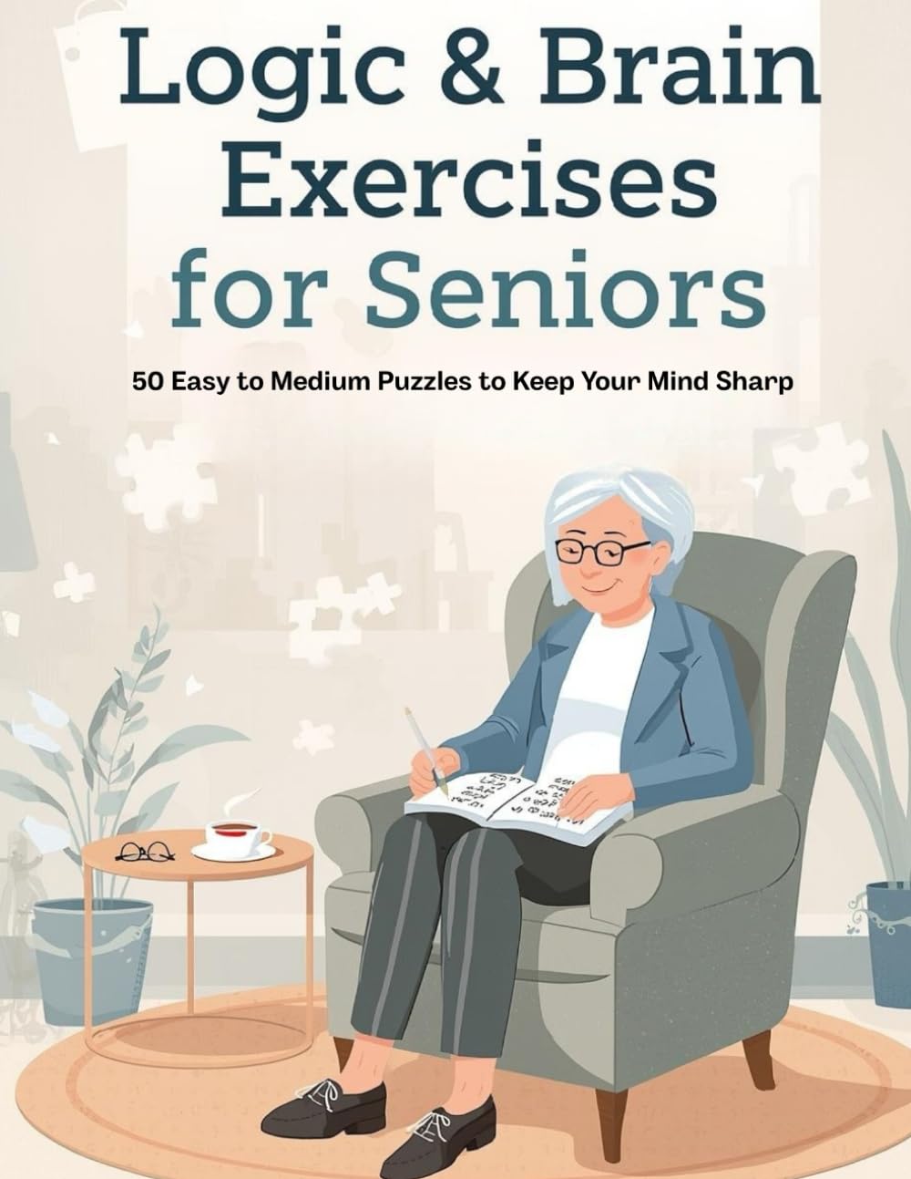 Logic and Brain Exercises for Seniors: 50 Easy to Medium Puzzles to Keep your Mind Sharp