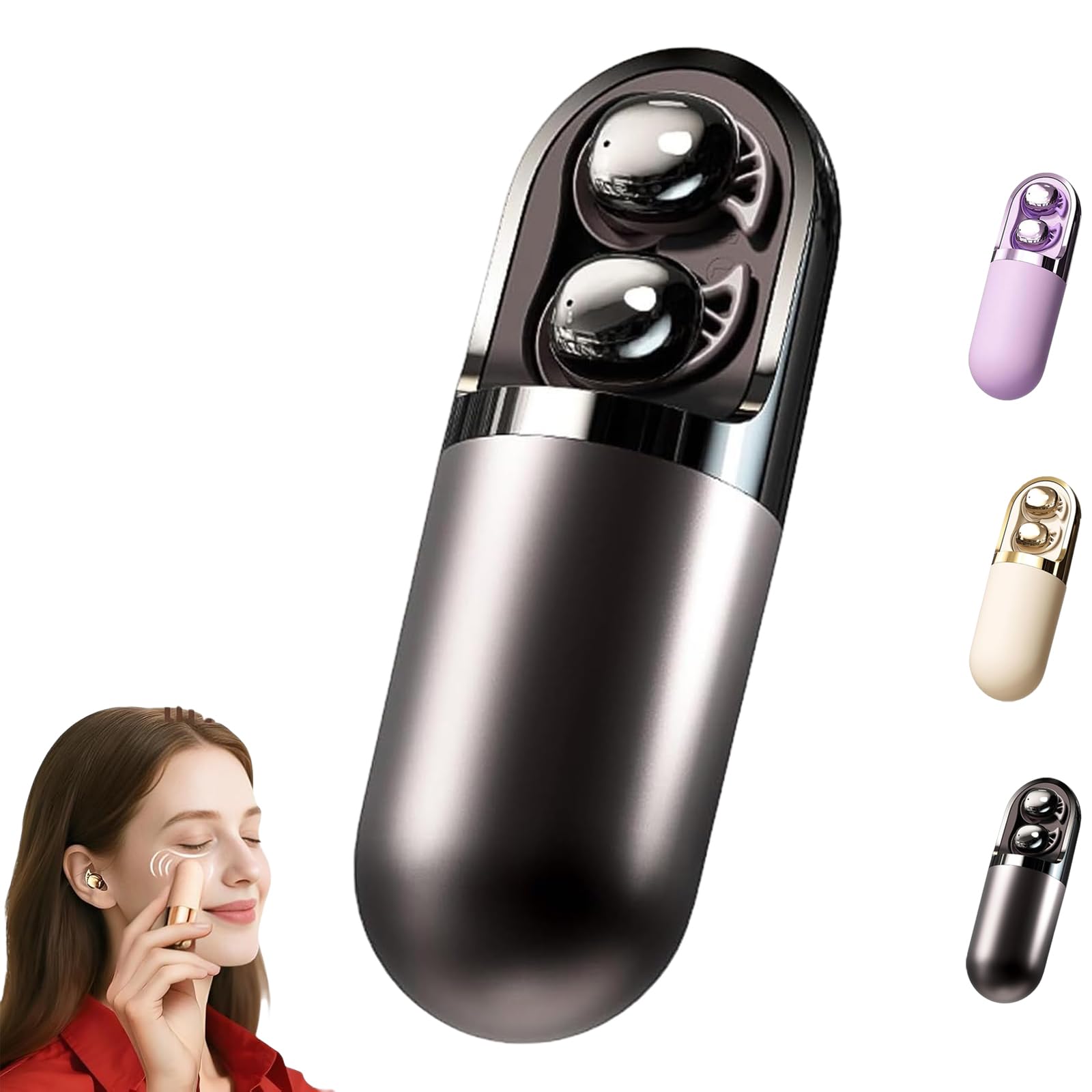 S13 - Auriculares Bluetooth con masaje de vibración, auriculares inalámbricos para dormir, funda para auriculares de vibración que proporcionan relajación y masaje para dormir, impermeables (negro)
