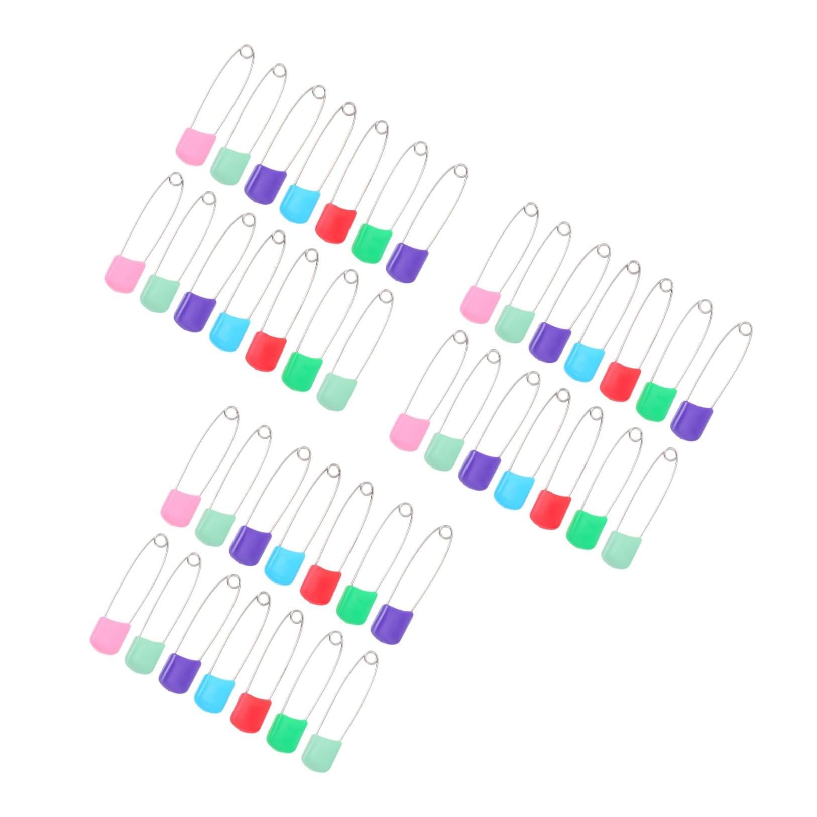 jojofuny 3 Set Spille Sicure Colorate Per Chiusura Sicura Resistenti E Facili Da Usare Per Pannolini E Accessori Ragazzo Ragazza 100 Pezzi * 3